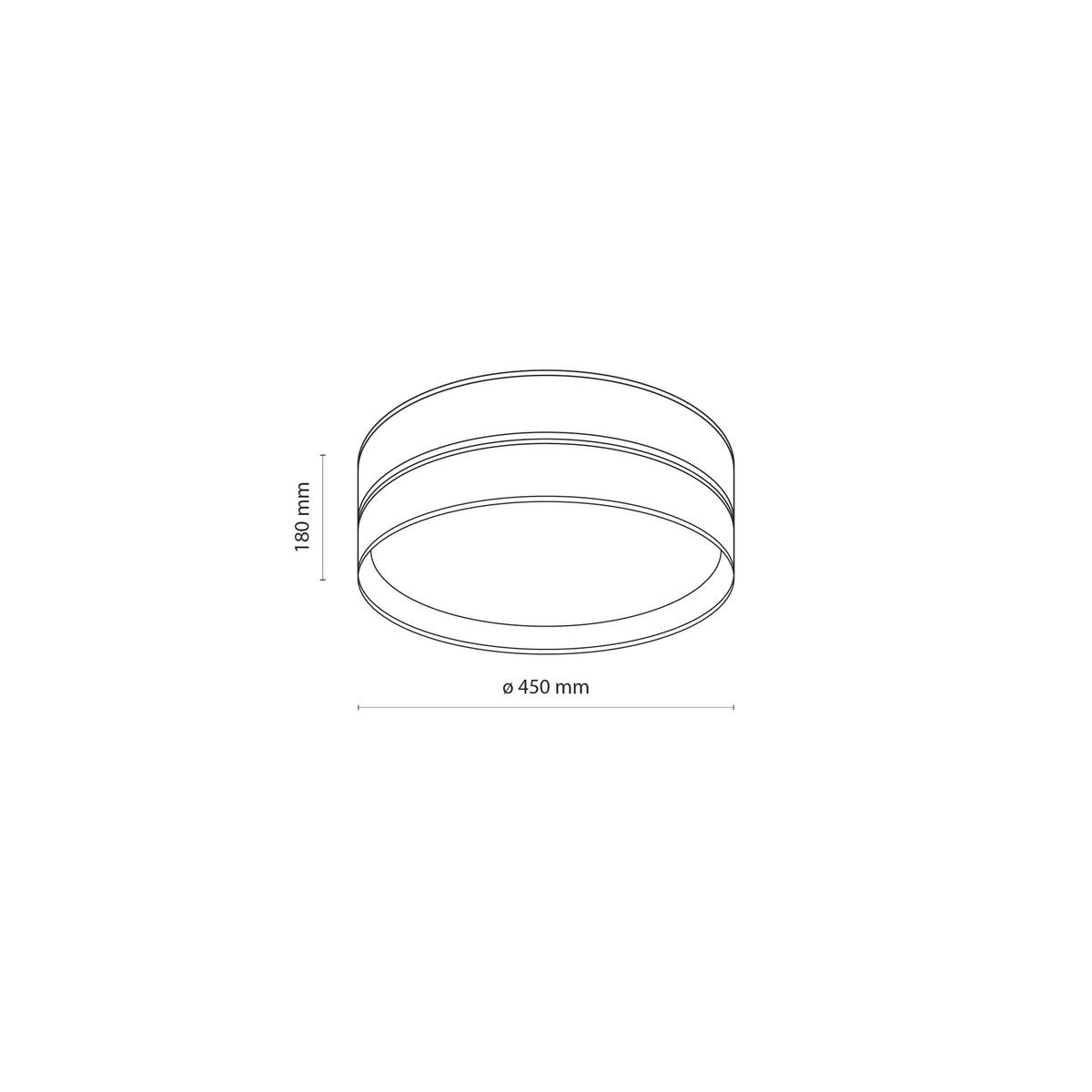 Plafonieră TK Lighting Dorma, lemn, iută, 4 x E27, 11790