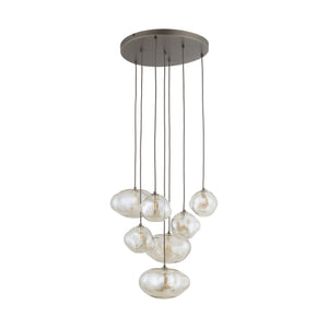 Lustră TK Lighting Nebia, maro, 7 x G9, 11792