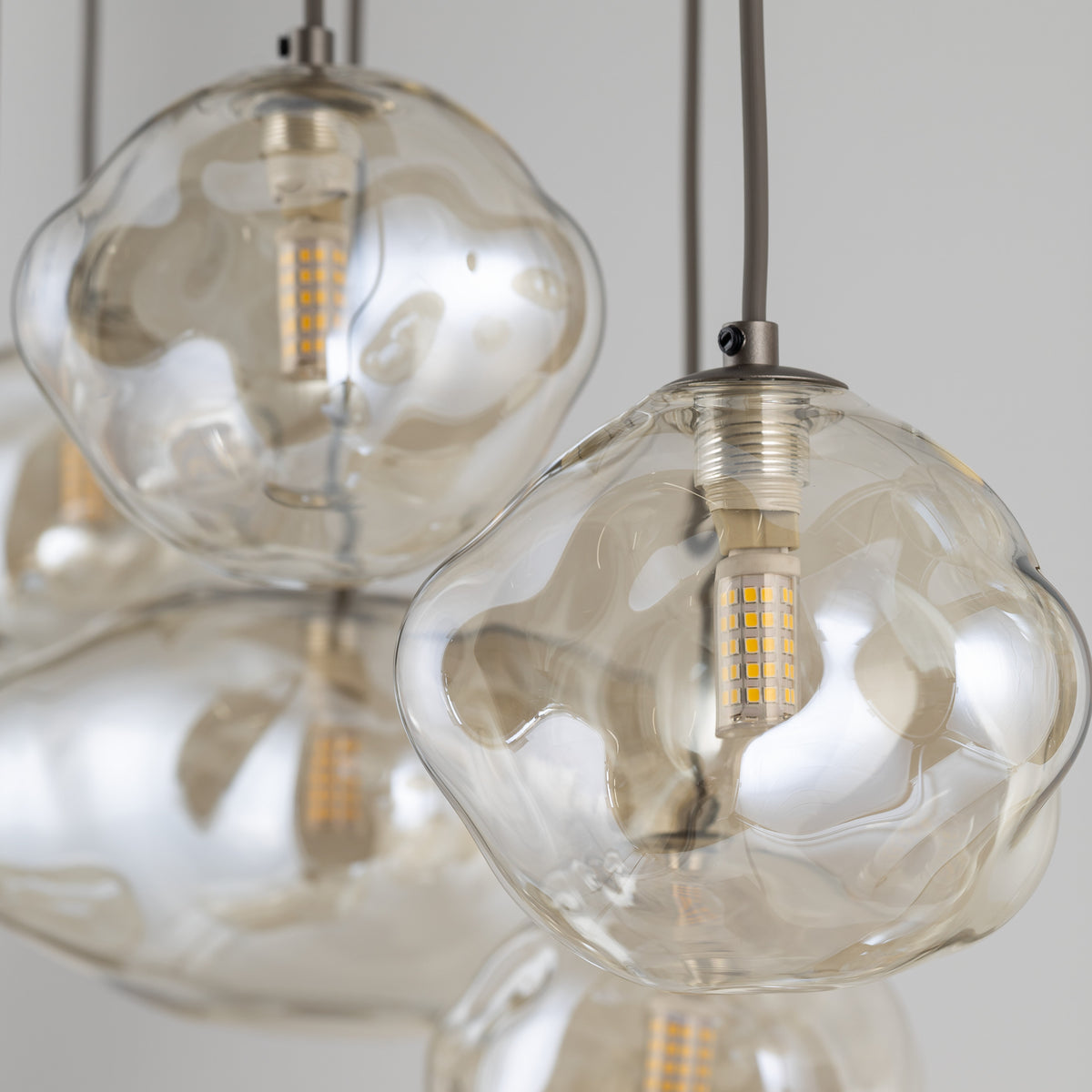 Lustră TK Lighting Nebia, maro, 10 x G9, 11793