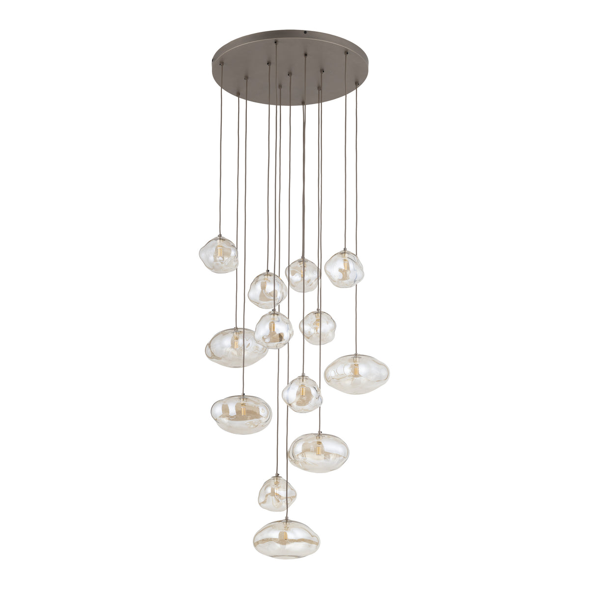Lustră TK Lighting Nebia, maro, 13 x G9, 11794