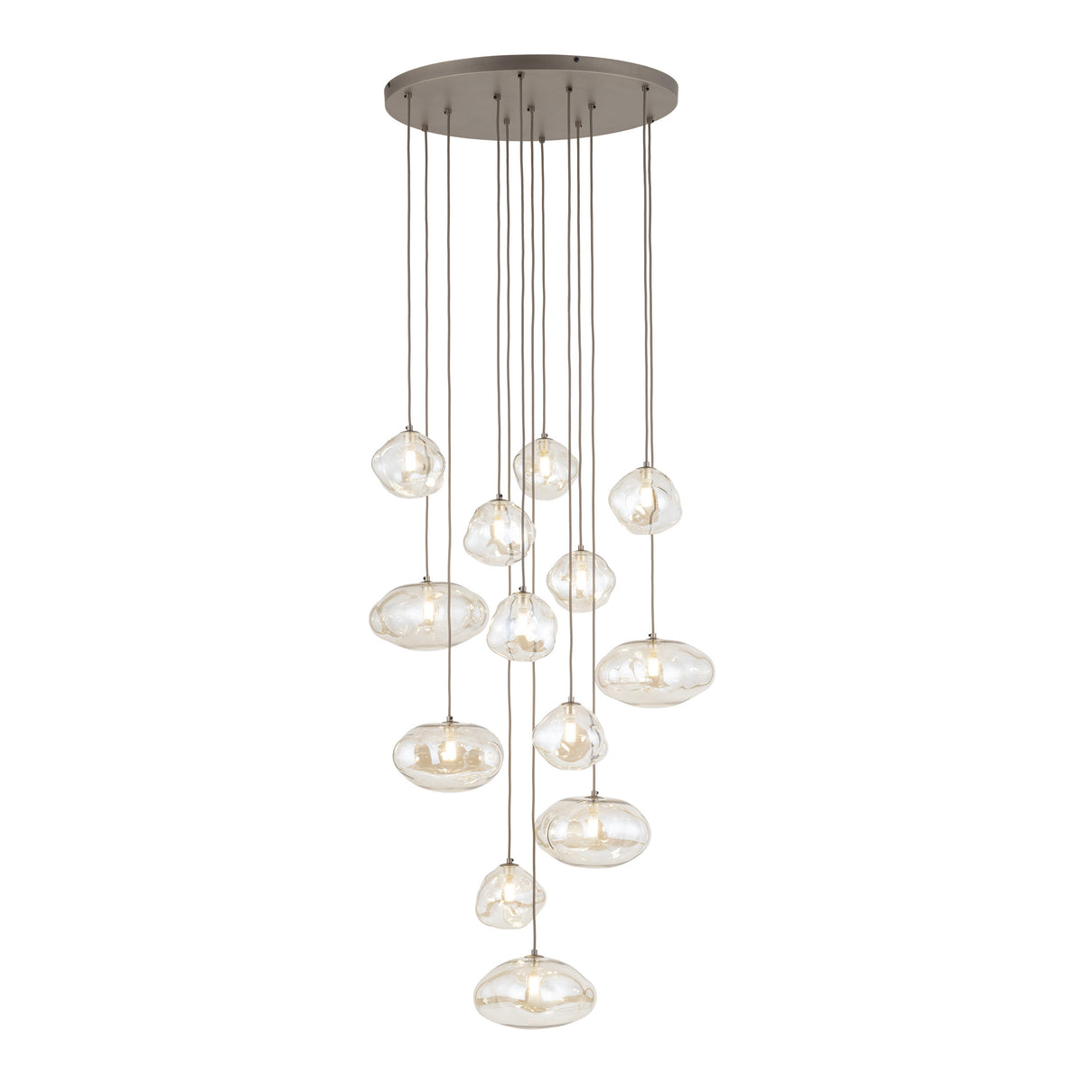 Lustră TK Lighting Nebia, maro, 13 x G9, 11794