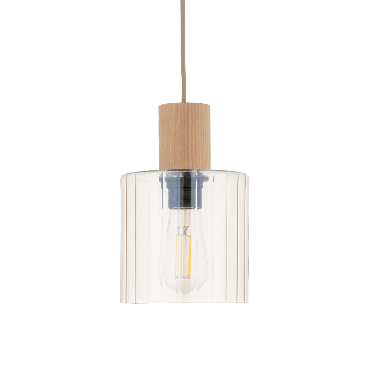 Pendul TK Lighting Sierra, lemn, 11800