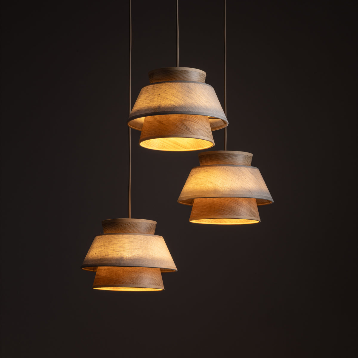 Lustră TK Lighting Kalum Rotund, in, 3 x E27, 11807