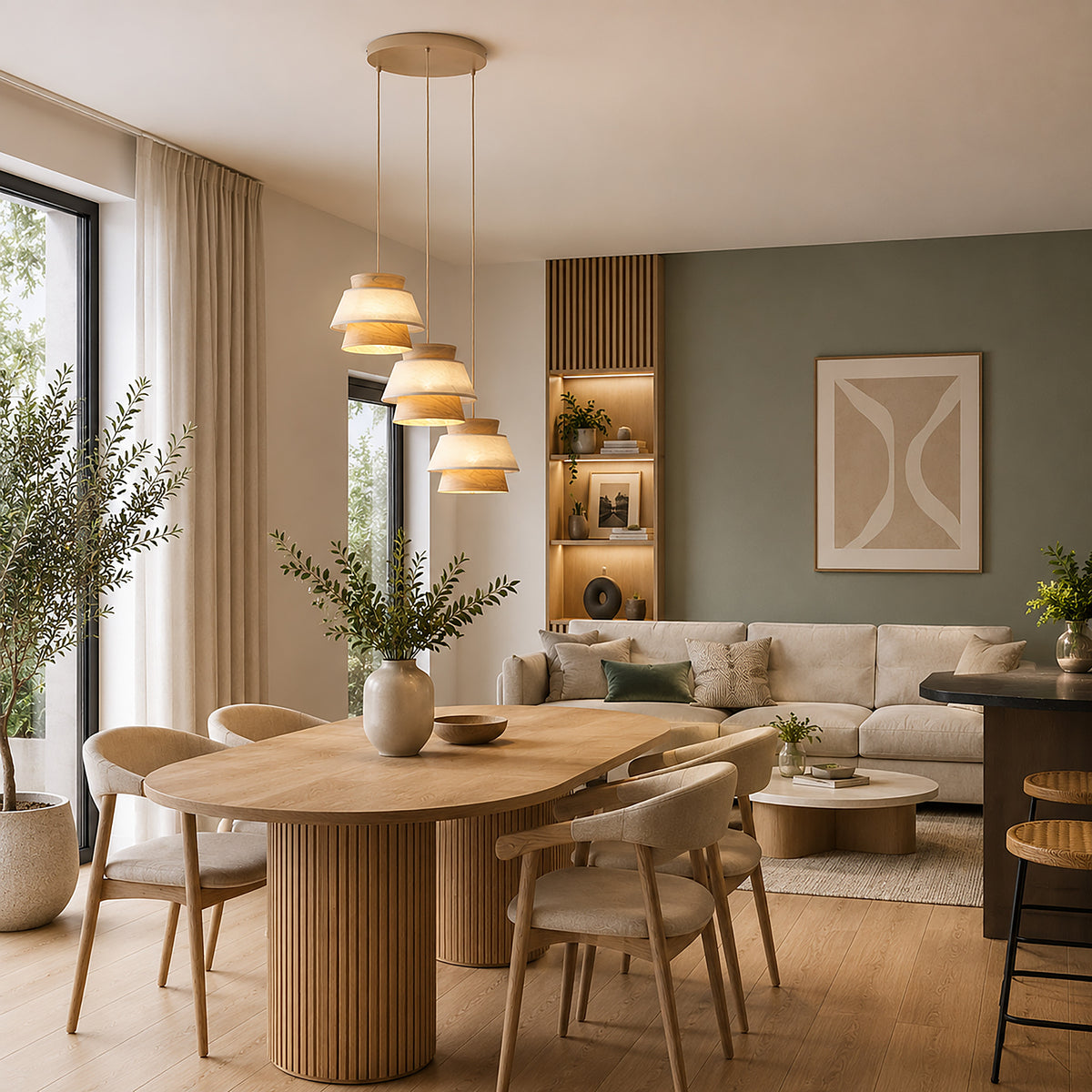 Lustră TK Lighting Kalum Rotund, in, 3 x E27, 11807