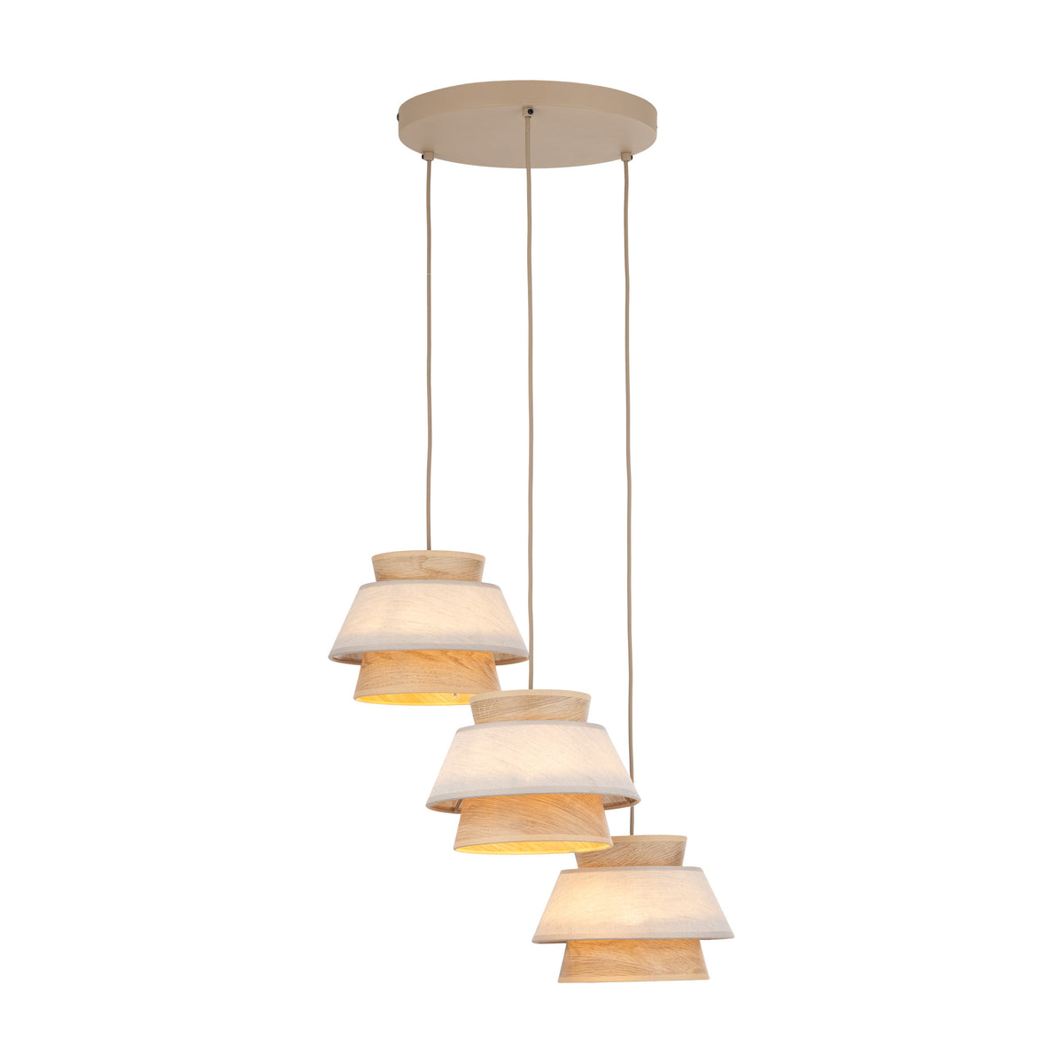 Lustră TK Lighting Kalum Rotund, in, 3 x E27, 11807