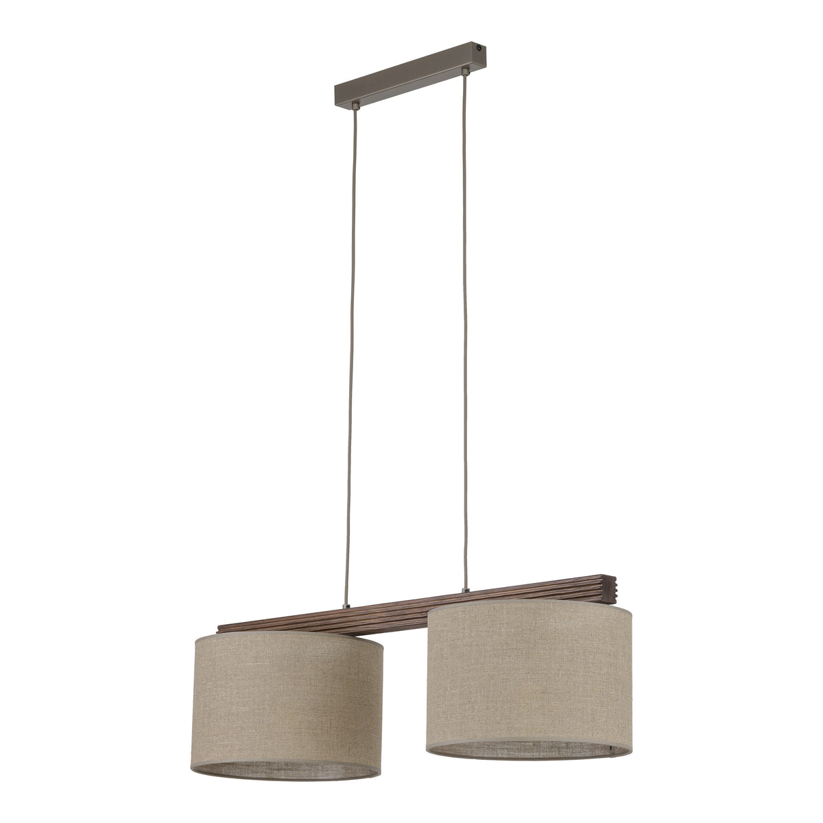Lustră TK Lighting Viga Shade, nuc, 2 x E27, 11842