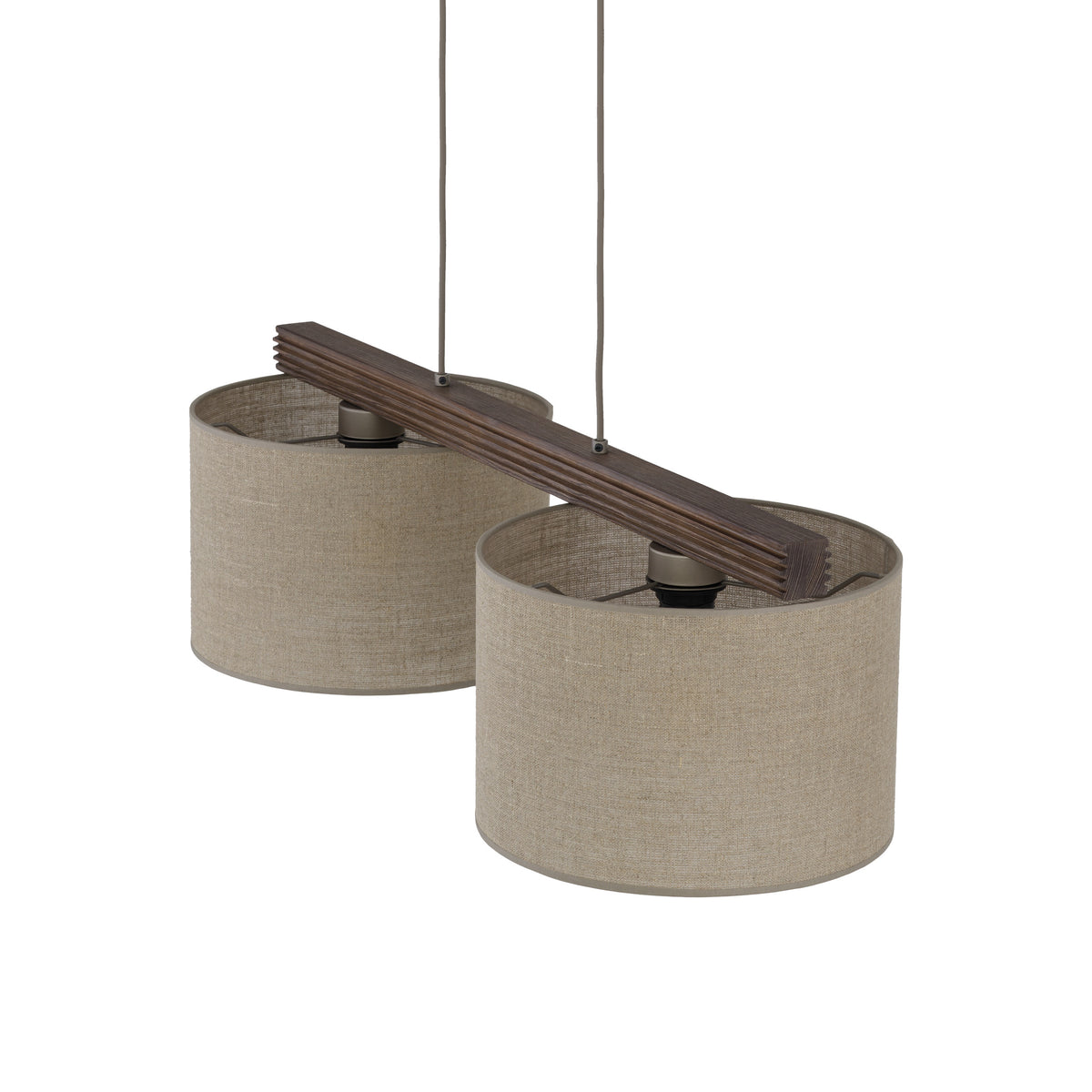 Lustră TK Lighting Viga Shade, nuc, 2 x E27, 11842