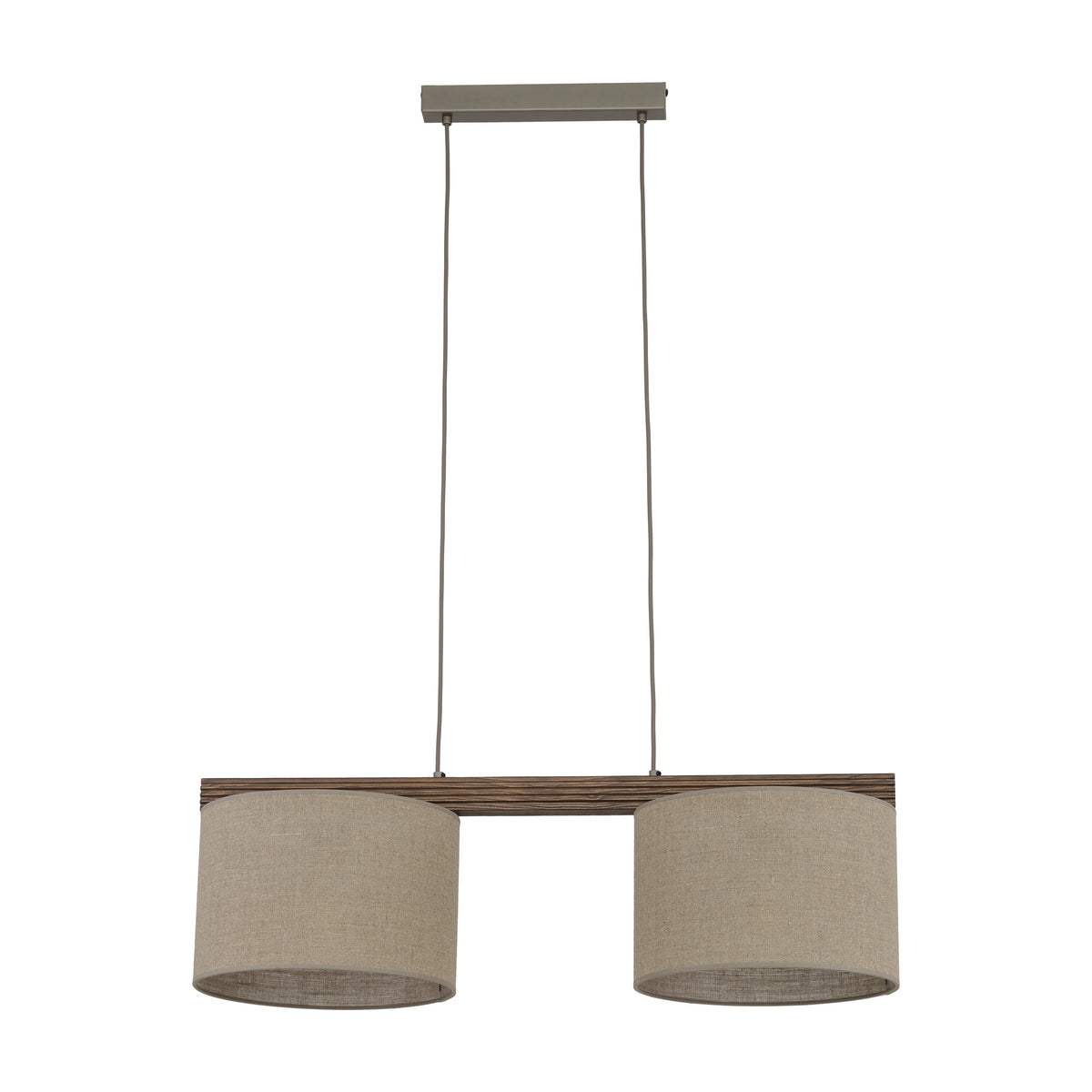 Lustră TK Lighting Viga Shade, nuc, 2 x E27, 11842