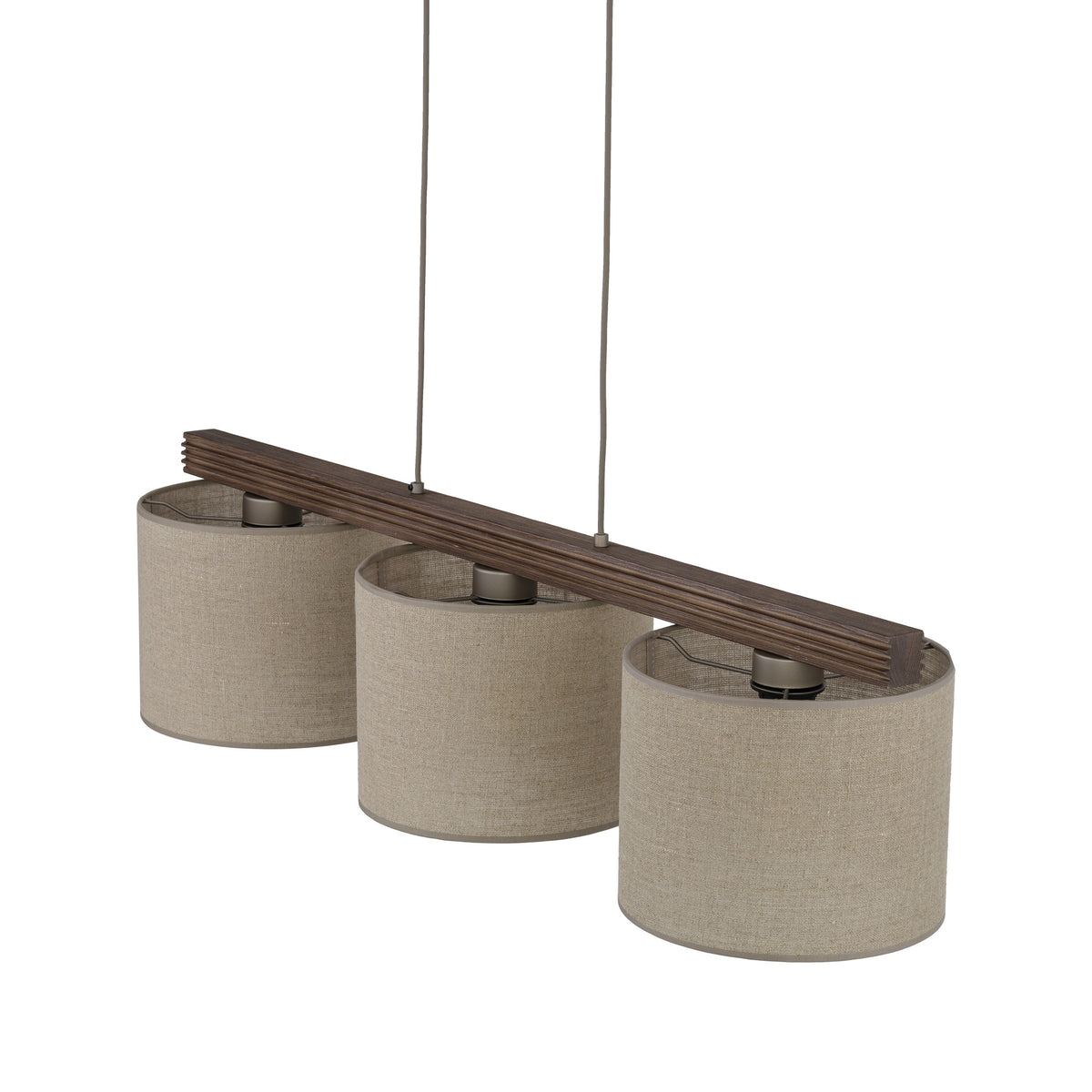 Lustră TK Lighting Viga Shade, nuc, 3 x E27, 11843