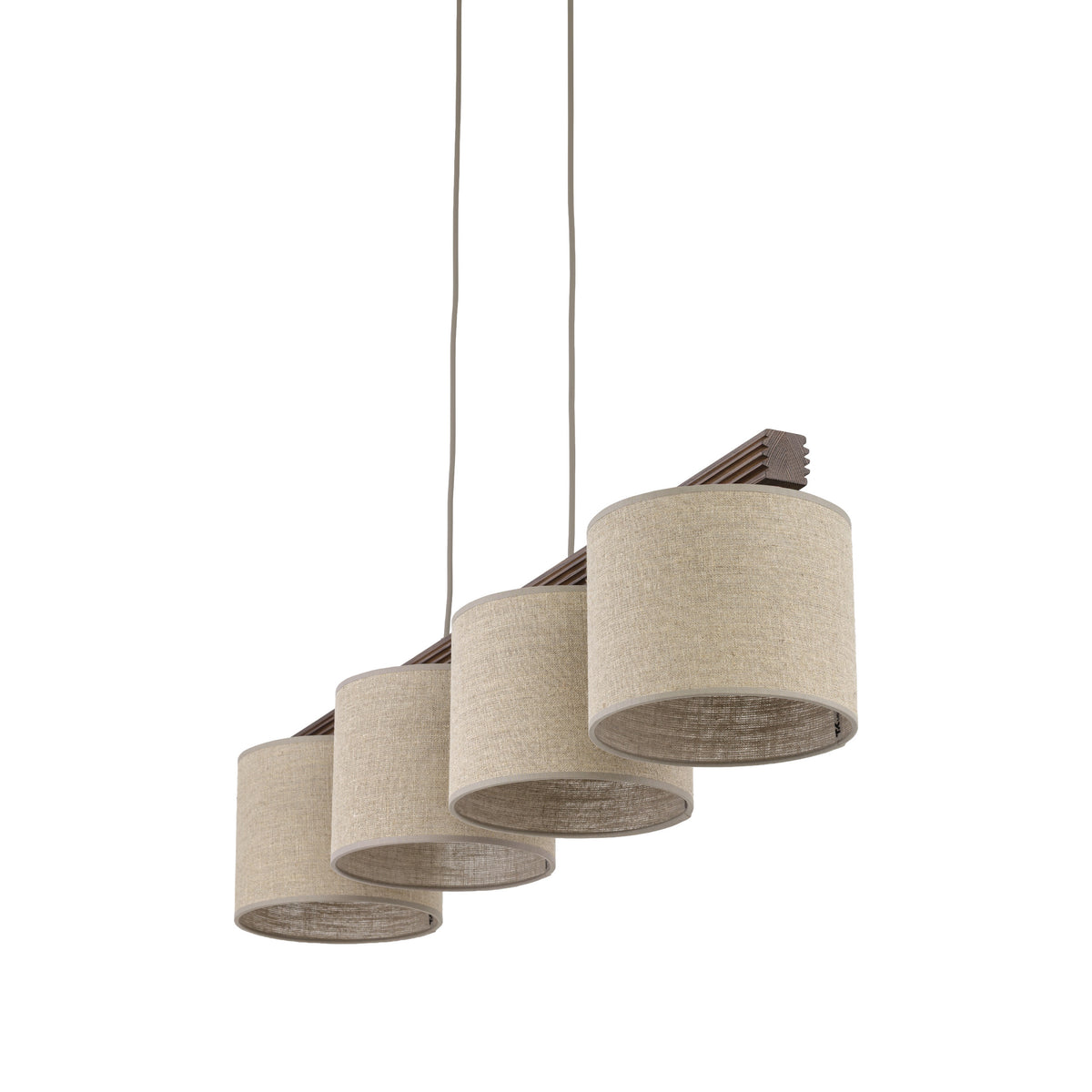 Lustră TK Lighting Viga Shade, nuc, 4 x E27, 11844