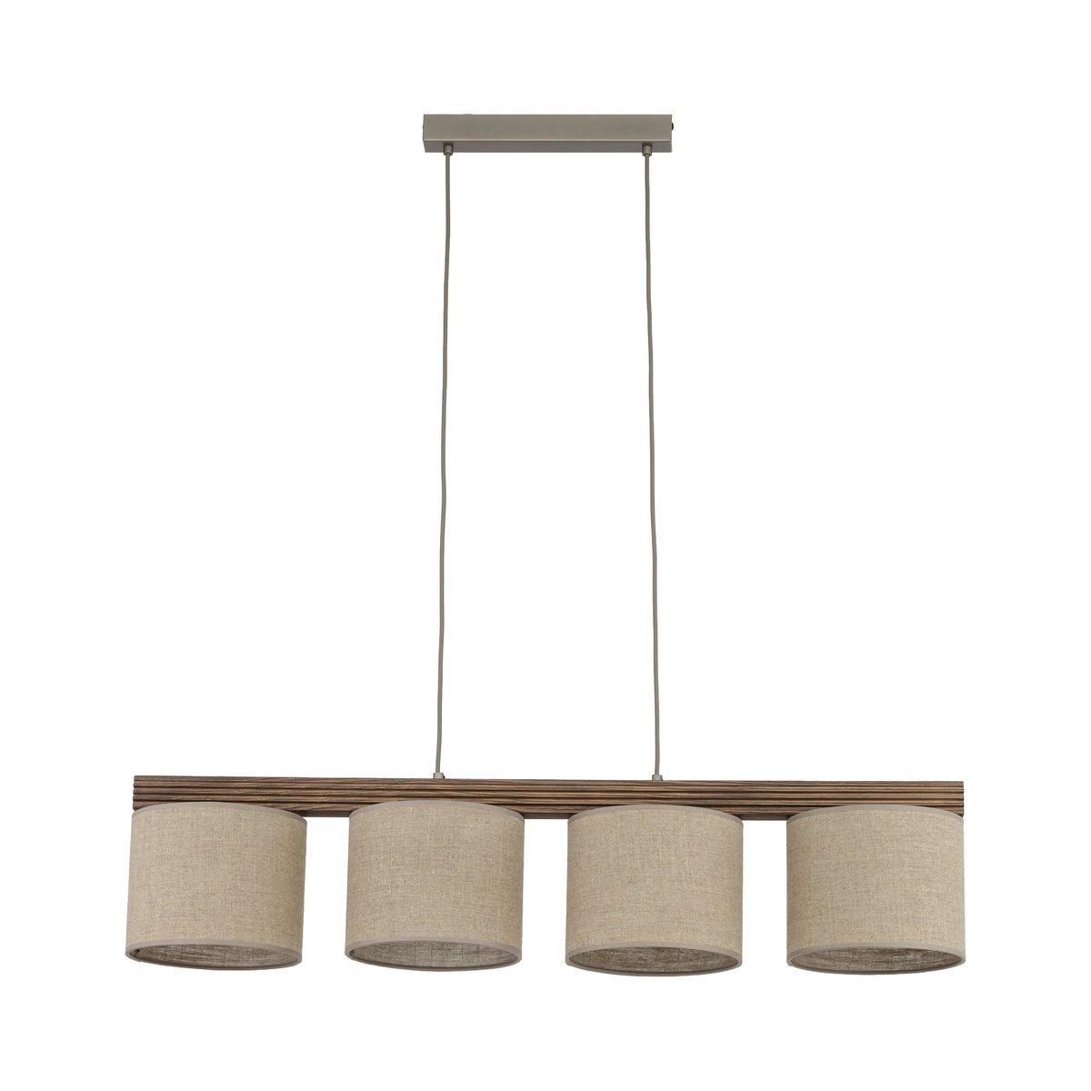 Lustră TK Lighting Viga Shade, nuc, 4 x E27, 11844