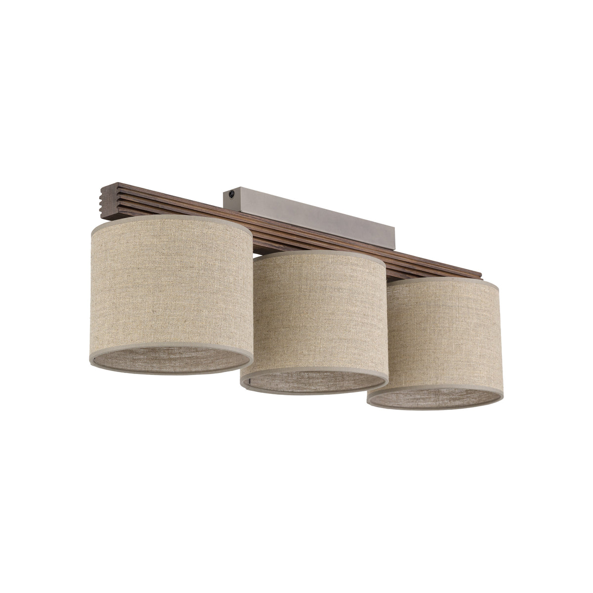 Plafonieră TK Lighting Viga Shade, nuc, 3 x E27, 11846