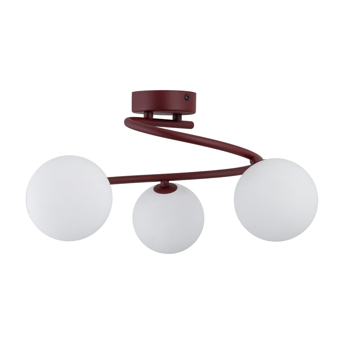 Plafonieră TK Lighting Ilsa, burgund, 3 x G9, 11851