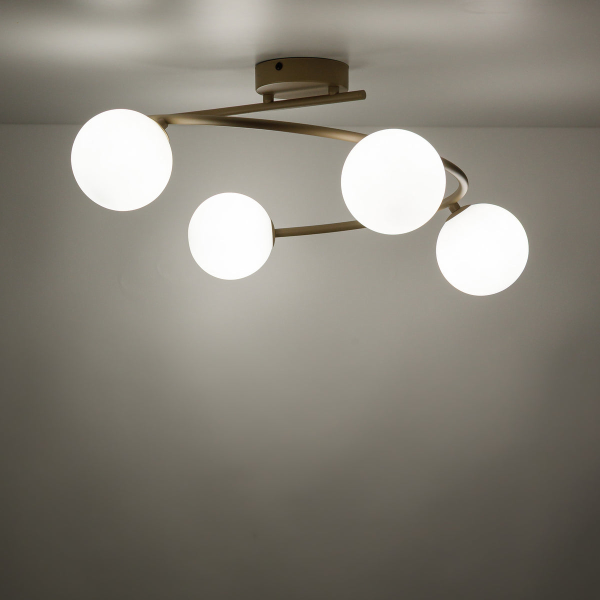 Plafonieră TK Lighting Ilsa, nisip, 4 x G9, 11853