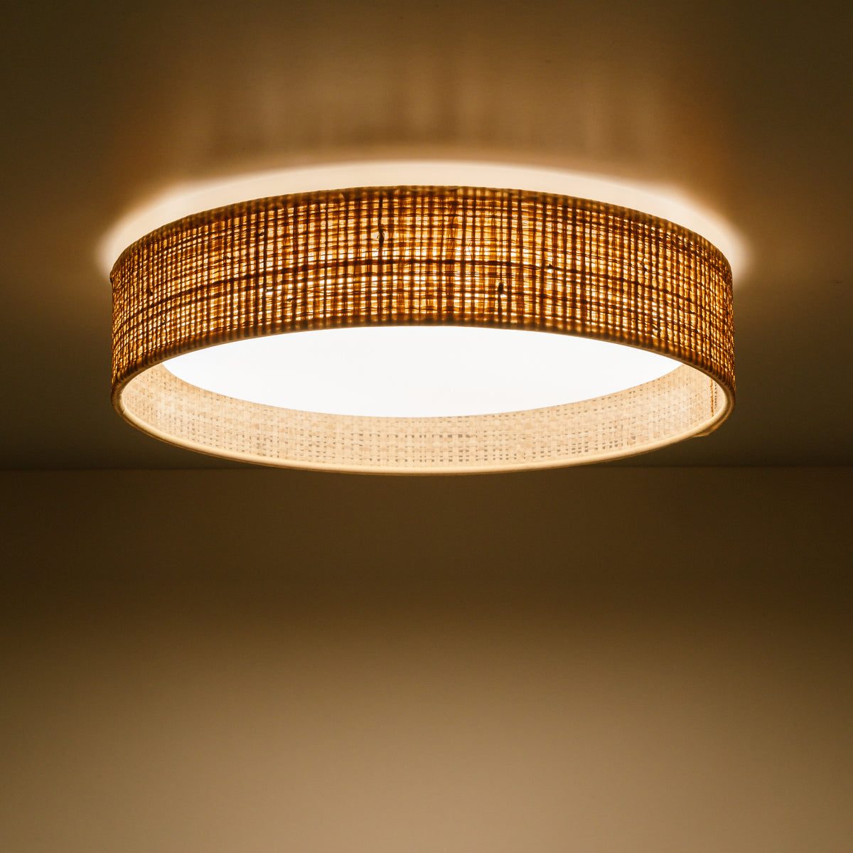 Plafonieră TK Lighting Demi Rafia, 11854