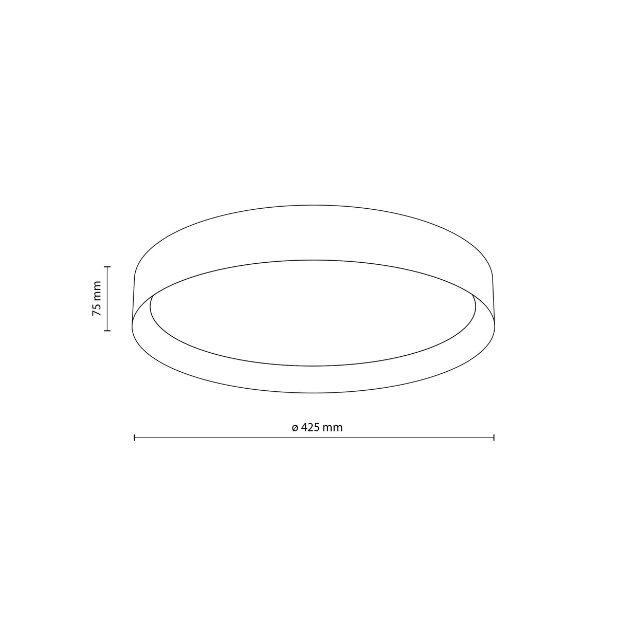 Plafonieră TK Lighting Demi Rafia, 11855