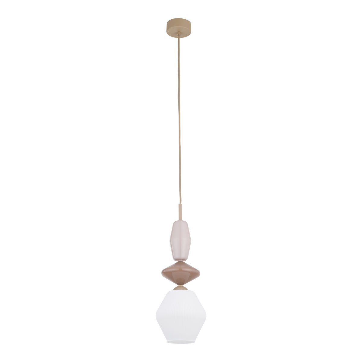 Pendul TK Lighting Zen Fuso, nisip, alb, 11860