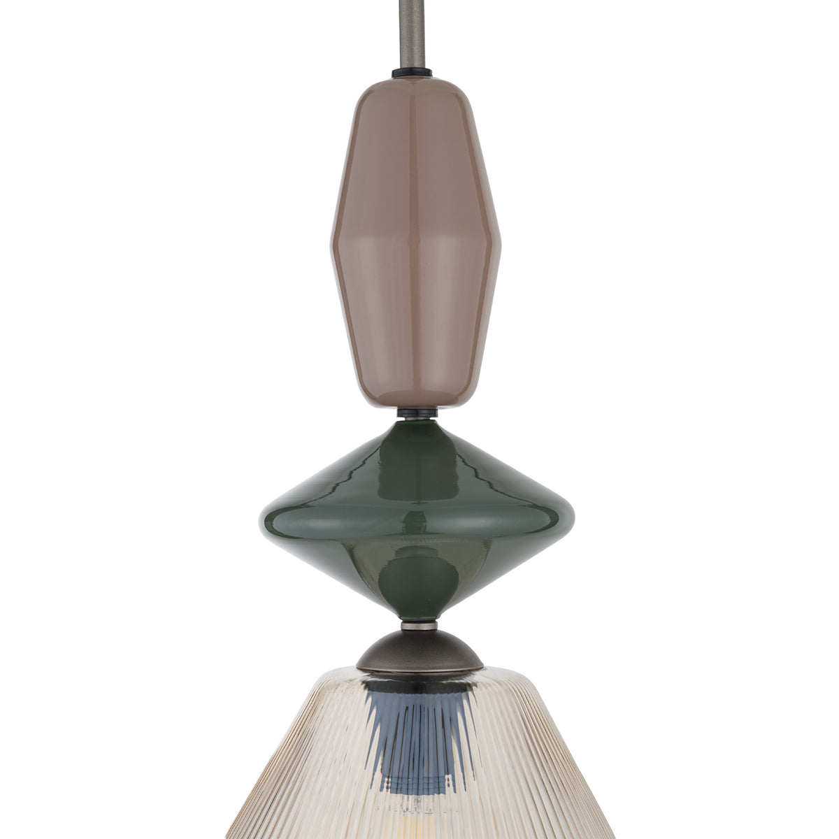 Pendul TK Lighting Zen Fuso, maro, coniac, 11865