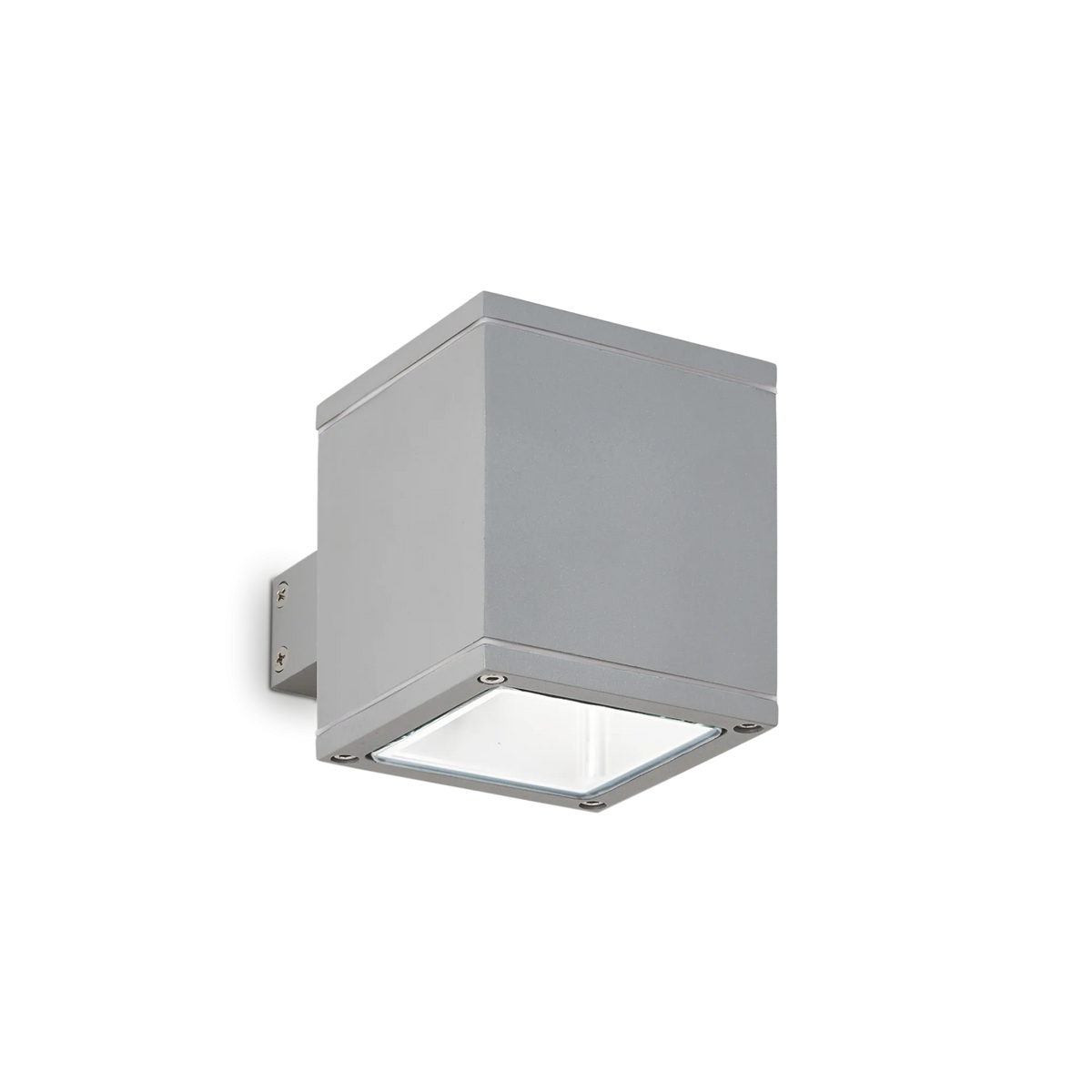 Aplică de exterior Ideal Lux Snif AP1 Square, gri, 118666
