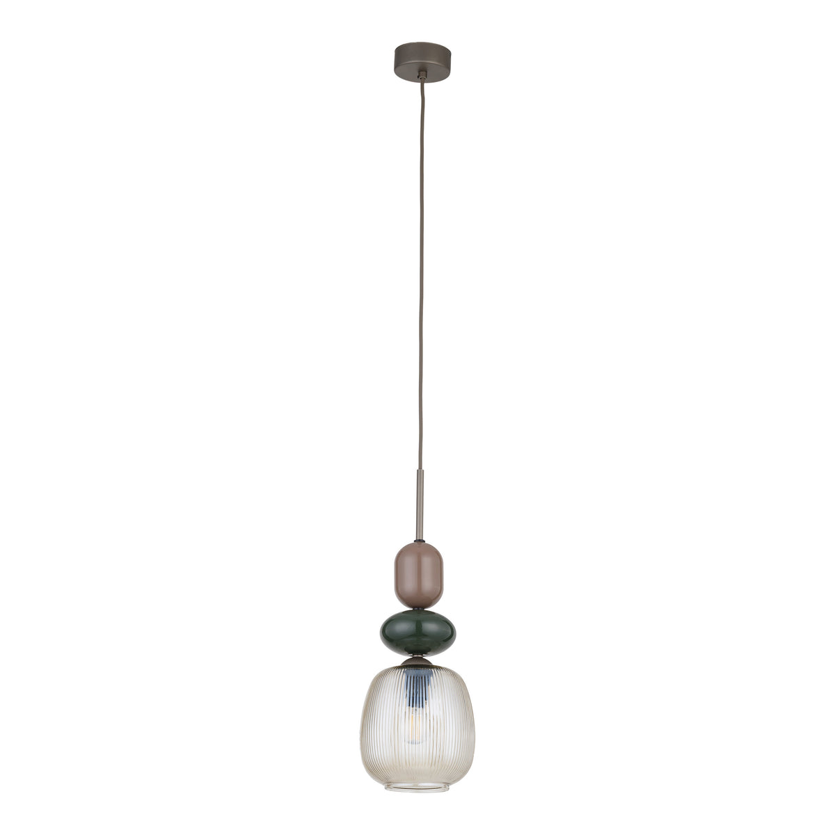 Pendul TK Lighting Zen Botti, maro, coniac, 11875