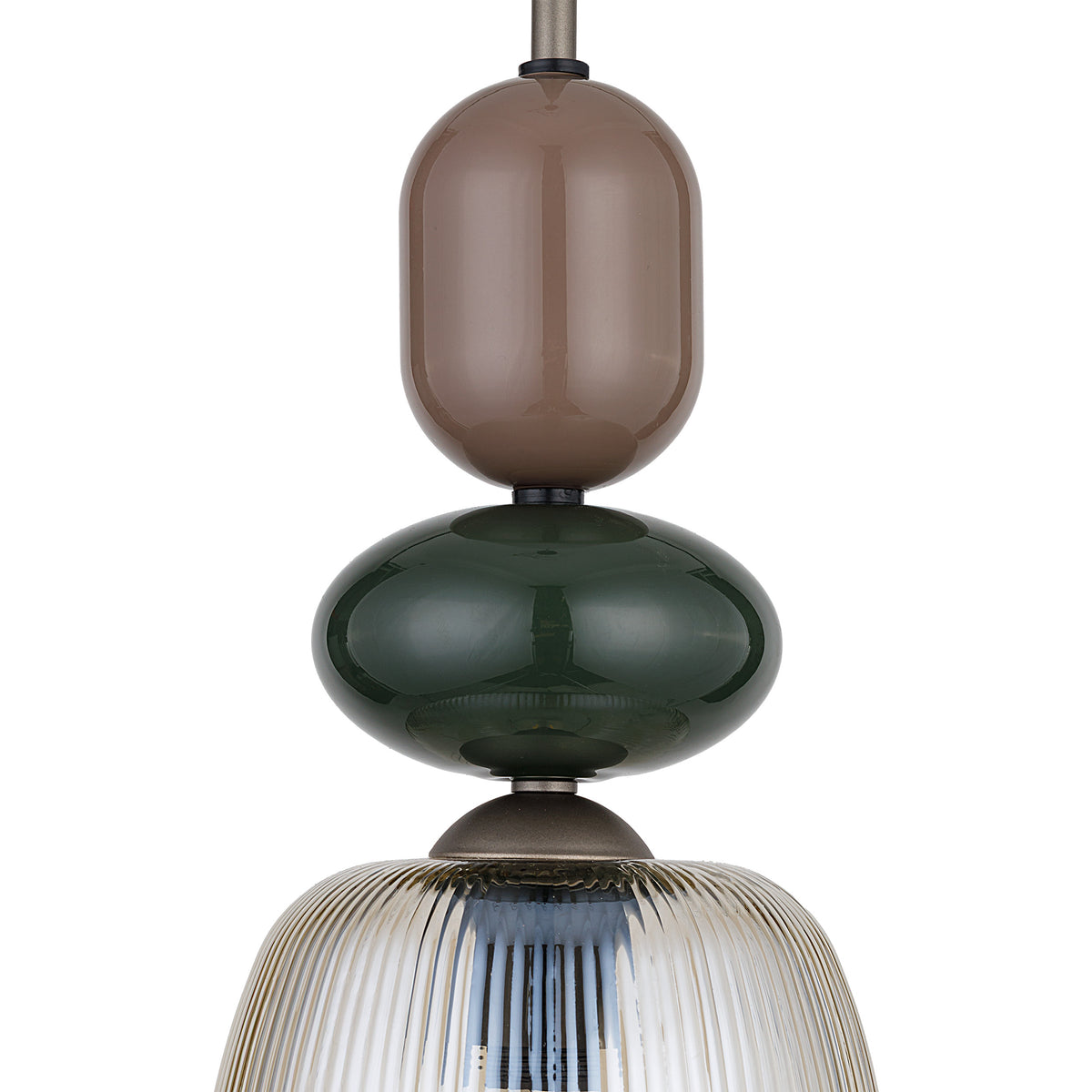 Pendul TK Lighting Zen Botti, maro, coniac, 11875
