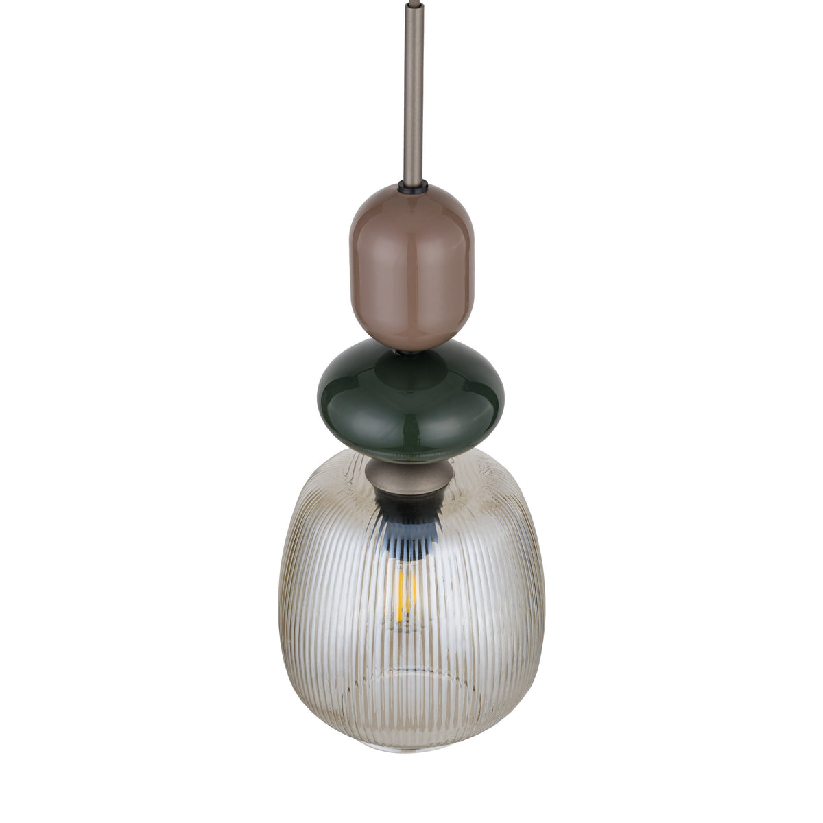 Pendul TK Lighting Zen Botti, maro, coniac, 11875