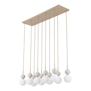 Lustră TK Lighting Riviera, nisip, 10 x G9, 11907
