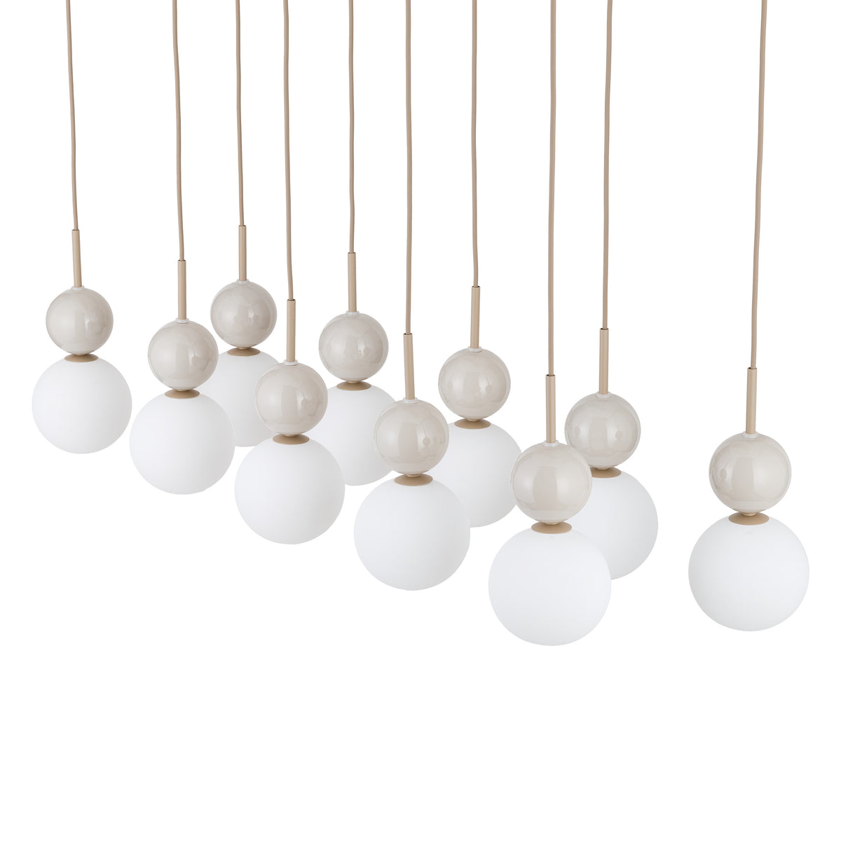 Lustră TK Lighting Riviera, nisip, 10 x G9, 11907