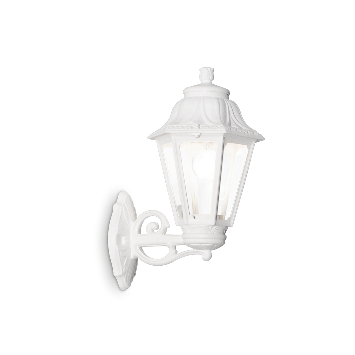 Aplică de exterior Ideal Lux Dafne AP1 Big, alb, 120423