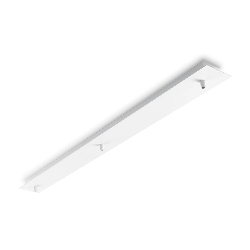 ROSONE LINEARE 3 LUCI BIANCO