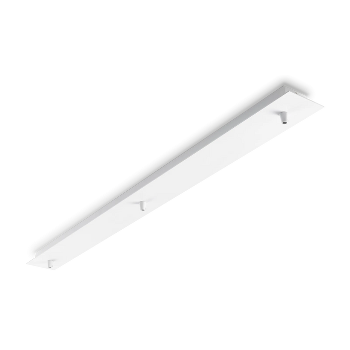 ROSONE LINEARE 3 LUCI BIANCO