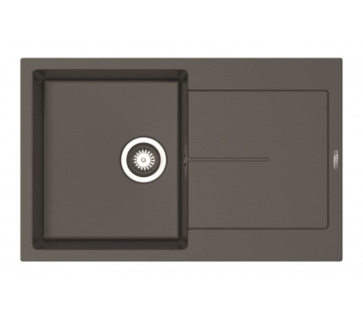 Chiuveta Pyramis ITHAKA 86x50 1B 1D Iron Grey