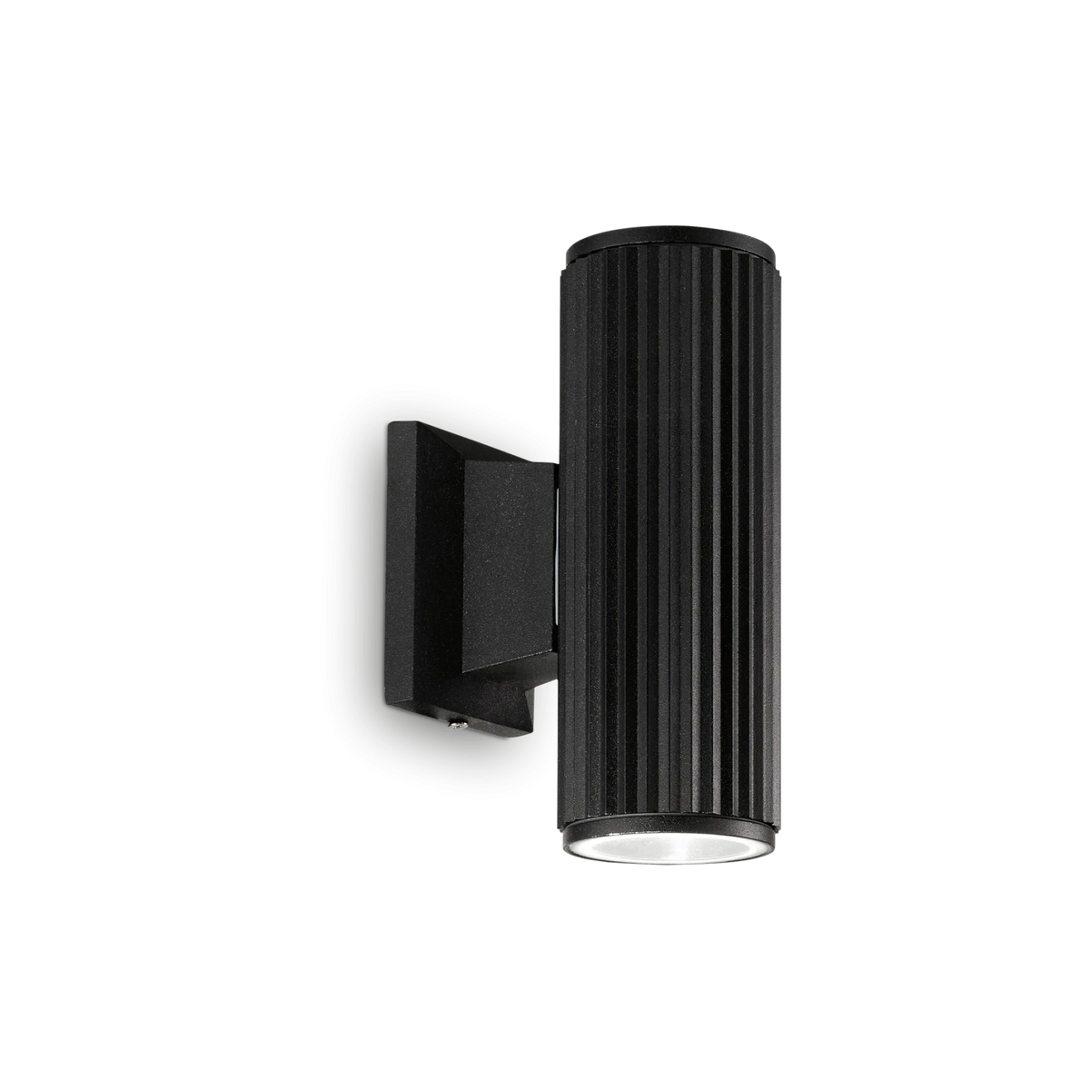 Aplică de exterior Ideal Lux Base AP2, negru, 129433