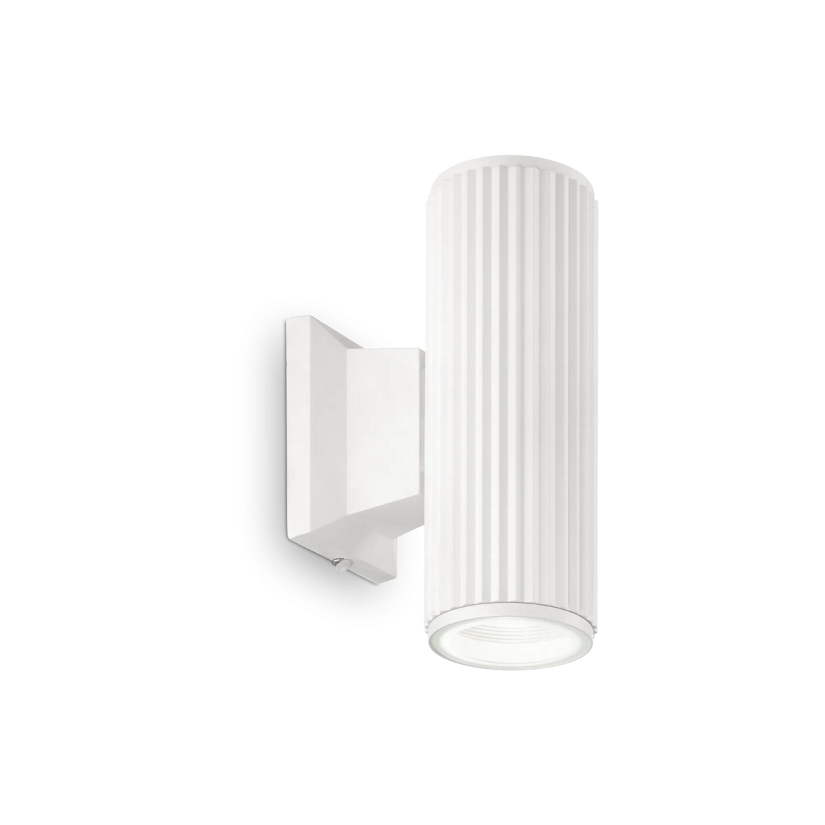 Aplică de exterior Ideal Lux Base AP2, alb, 129457