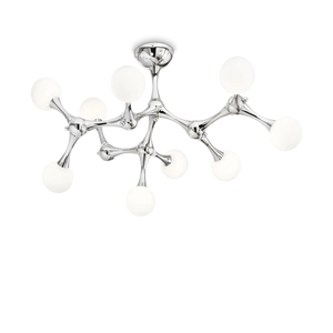 Plafonieră Ideal Lux Nodino PL9, crom, 133393