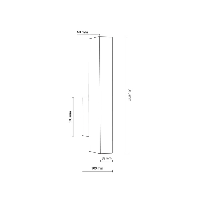 Aplica de perete Teo LED 6618
