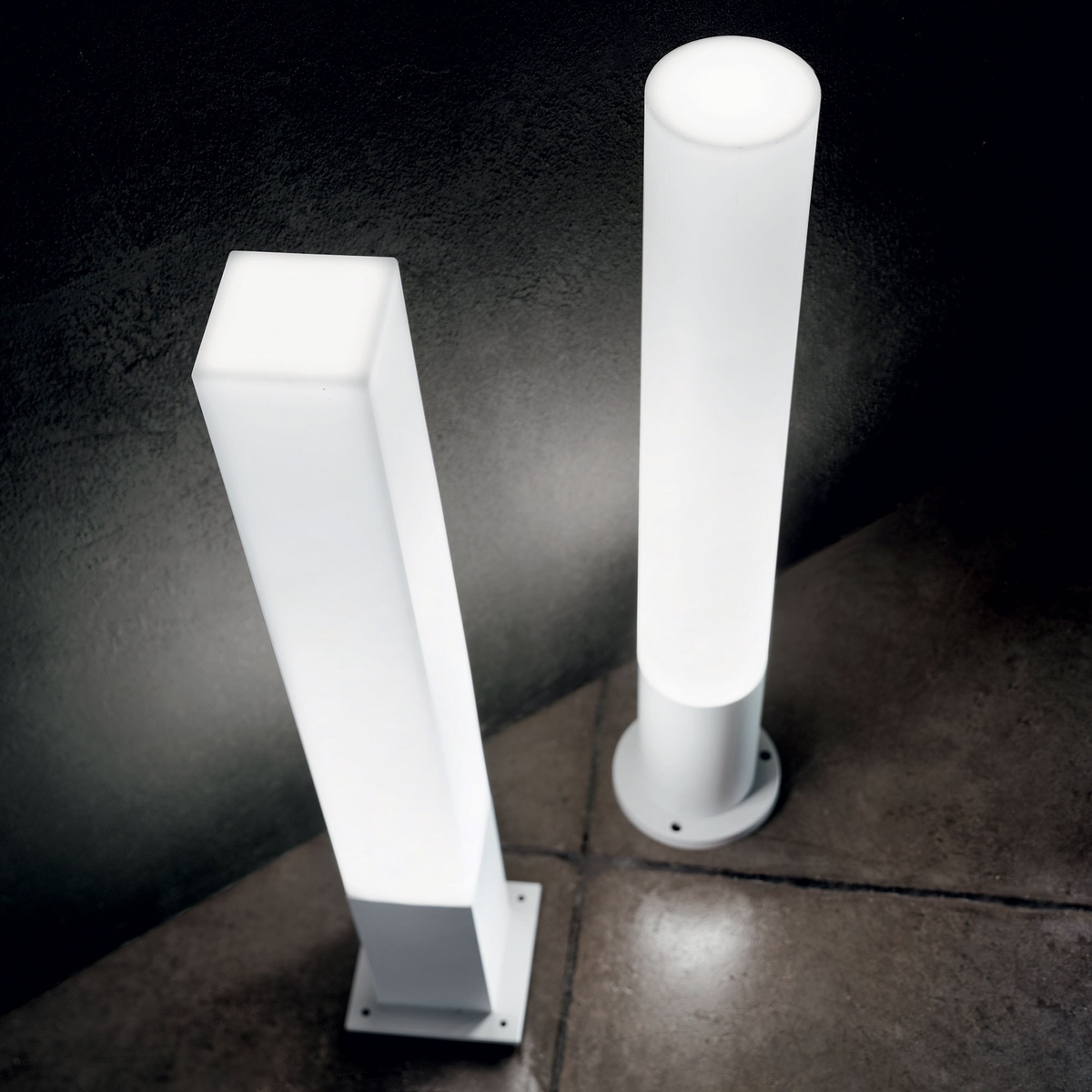 Lampă de exterior Ideal Lux Edo PT1 Square, alb, 142999