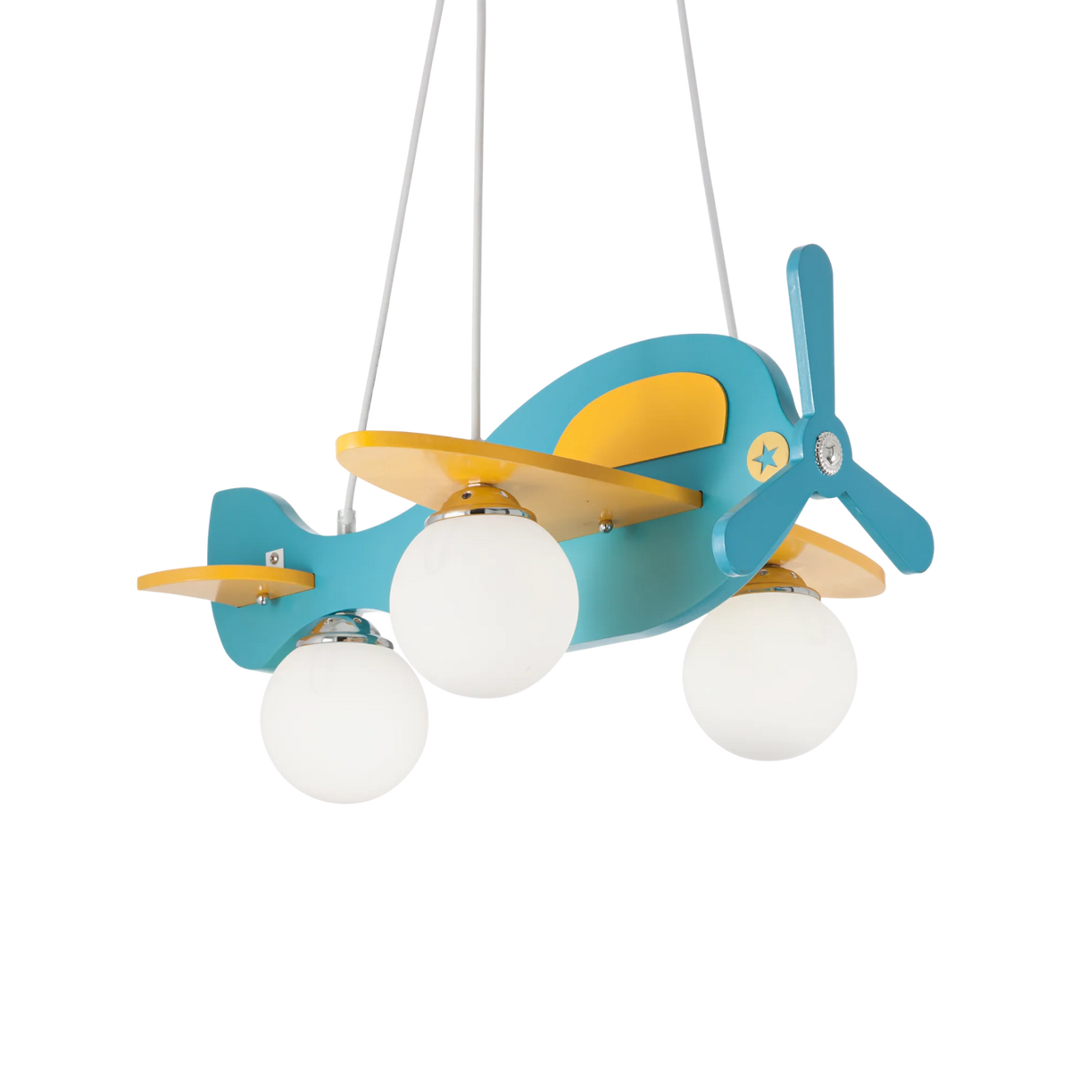Lustră Ideal Lux Avion SP3, bleu, 136325