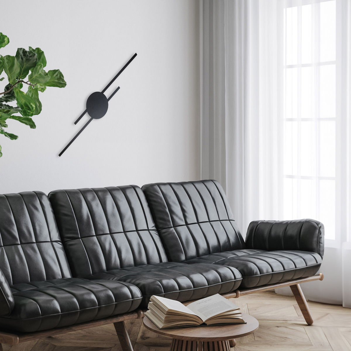 Aplică TK Lighting Java 2, negru, 1367