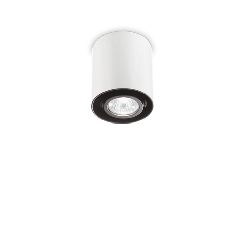 Plafonieră Ideal Lux Mood PL1 Round, alb, Ø9 cm, 140841