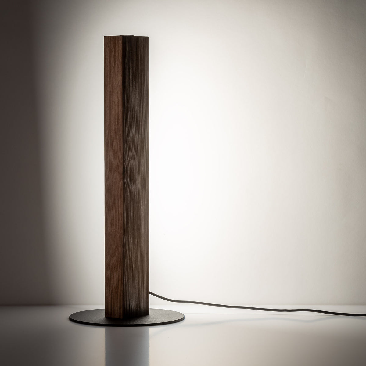 Veioză TK Lighting Teo, nuc, 1411
