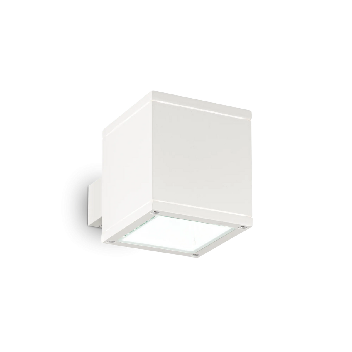 Aplică de exterior Ideal Lux Snif AP1 Square, alb, 144276