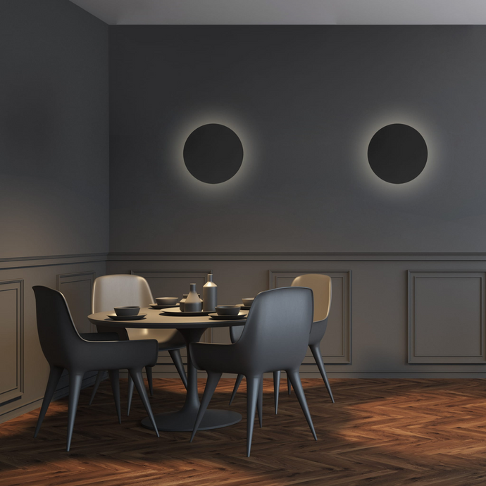 Lampa de perete Luna Black 30 cm TK 6013