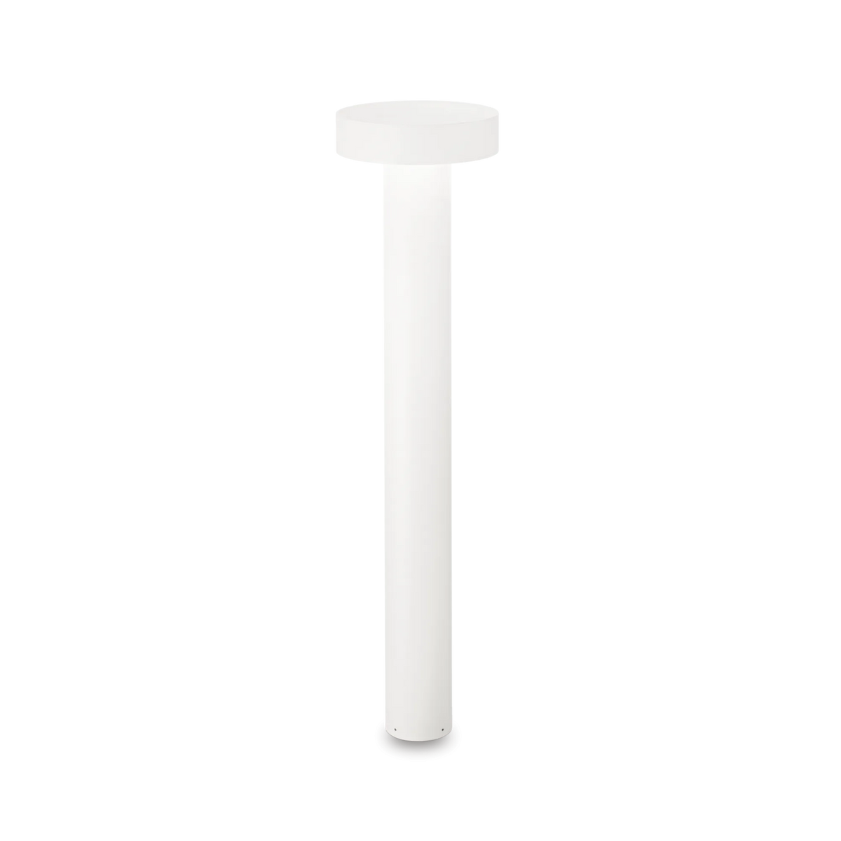 Stâlp de iluminat exterior Ideal Lux Tesla PT4, alb, H80 cm, 153179