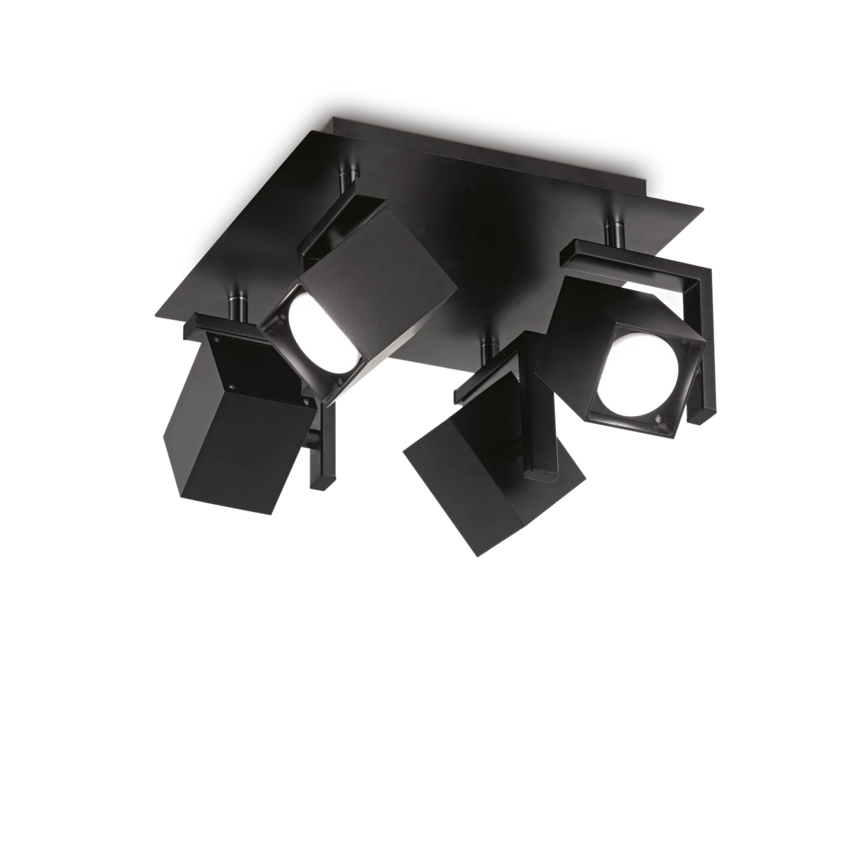 Plafonieră Ideal Lux Mouse PL4, negru, 156712