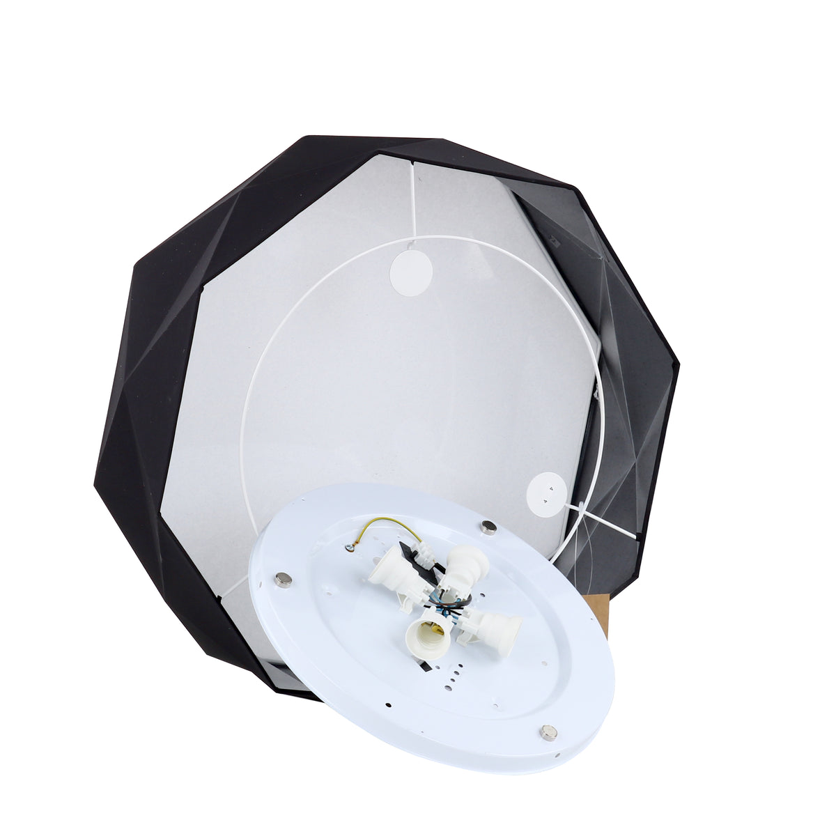 Plafonieră TK Lighting Kantoor 4 520, negru, 4 x E27, 1567