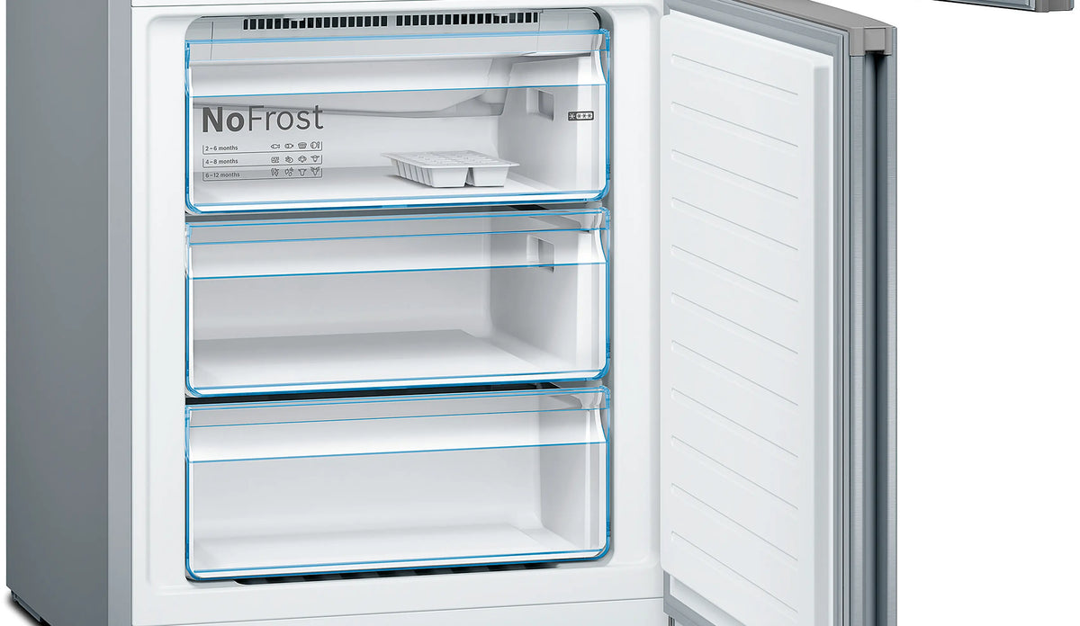 Combină frigorifică Bosch KGN49XIEA, Seria 4, 438 l, Total No Frost, inox