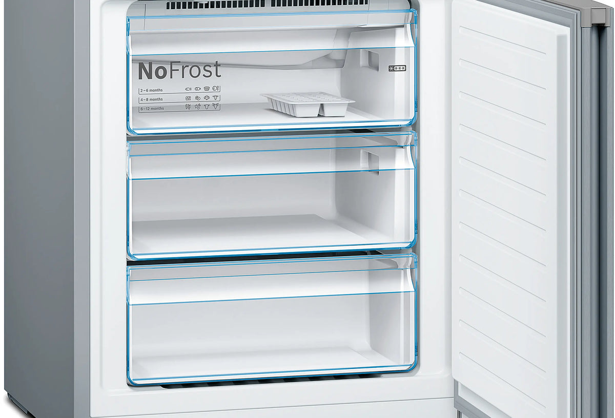 Combină frigorifică Bosch KGN49XLEA, Seria 4, 438 l, Total No Frost, inox