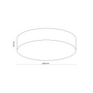 Plafoniera Rondo Black 4 600 1587