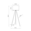 Lampa Umberto Linen Gold 16036